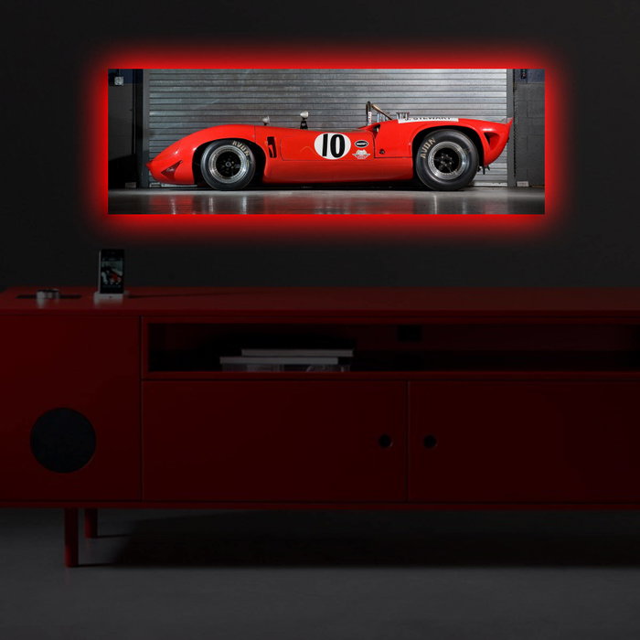 Wallity Cuadro Decorativo en Lienzo Iluminado con LED 30 x 90 cm